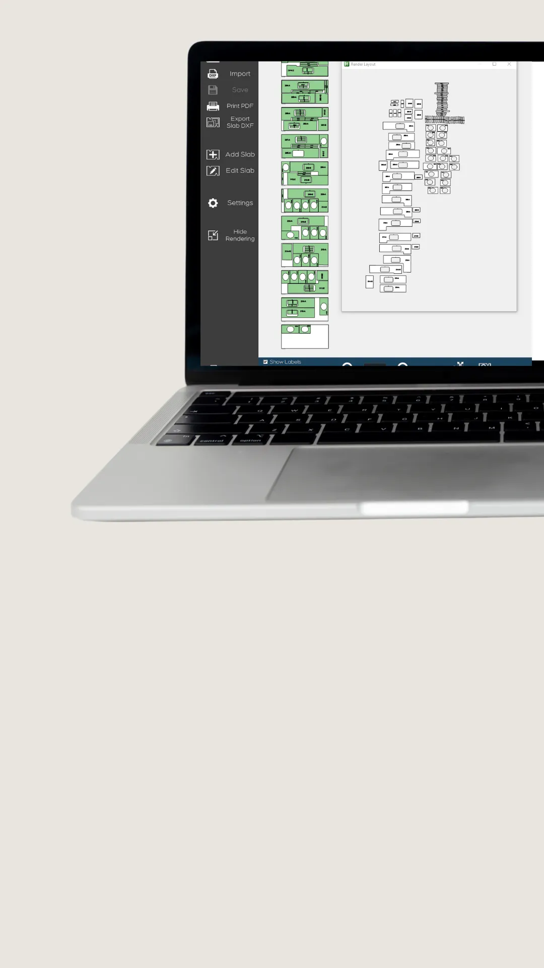 StoneFlow Mapper software screenshot